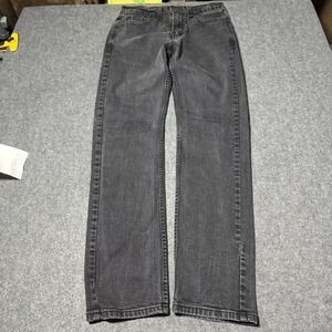 Levi's 505 Jeans Men's 29X32 (28x29.5) Black Y2K 90s Regular Fit Straight Leg